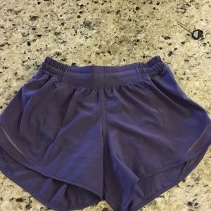 Purple lulu shorts 4 Tall